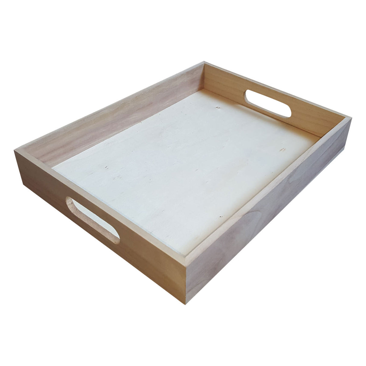 Playwood tray rectangular paulownia wood