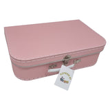 Playwood cardboard suitcase set pink, 3st.