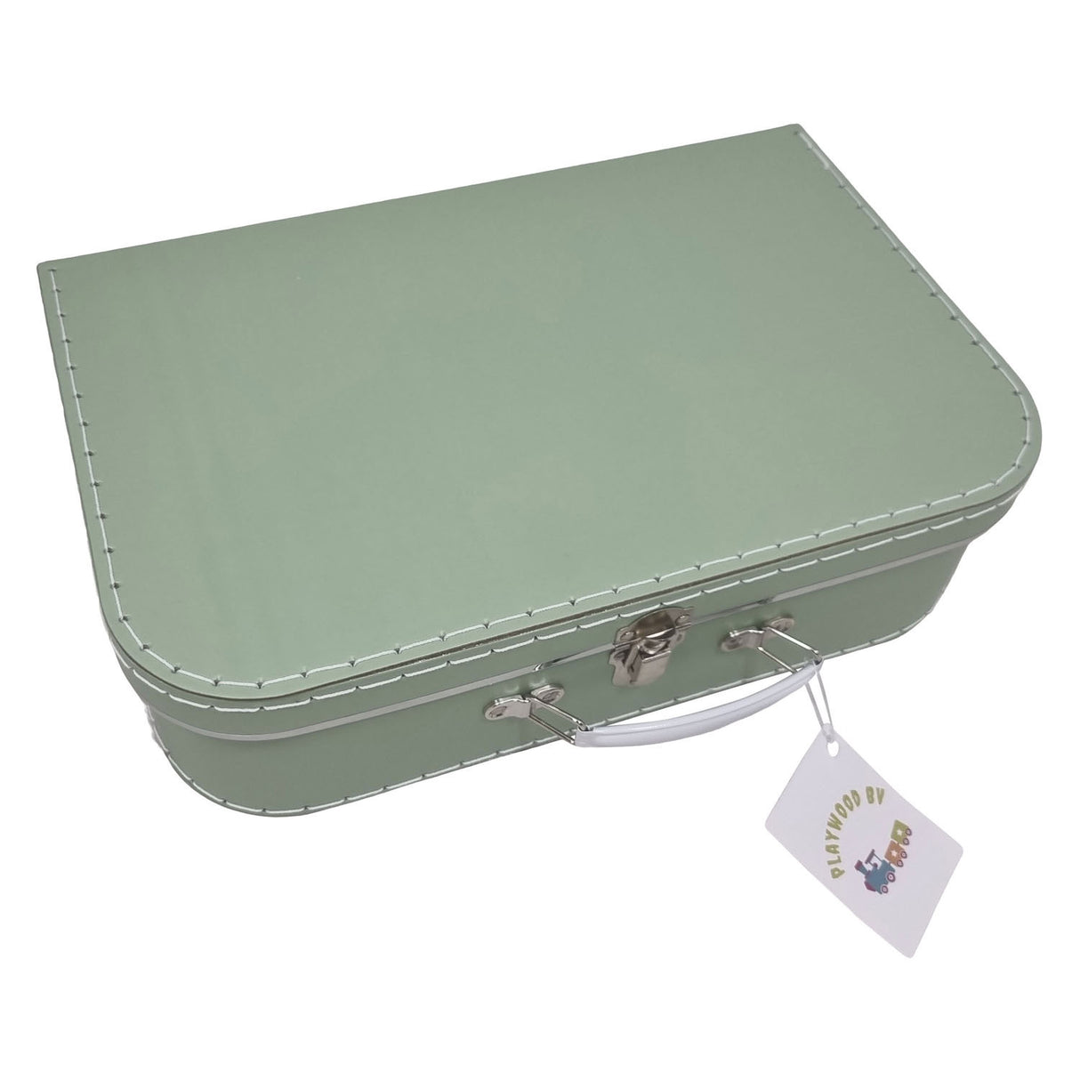 Playwood Cardboard Suitcase Set Green, 3st.