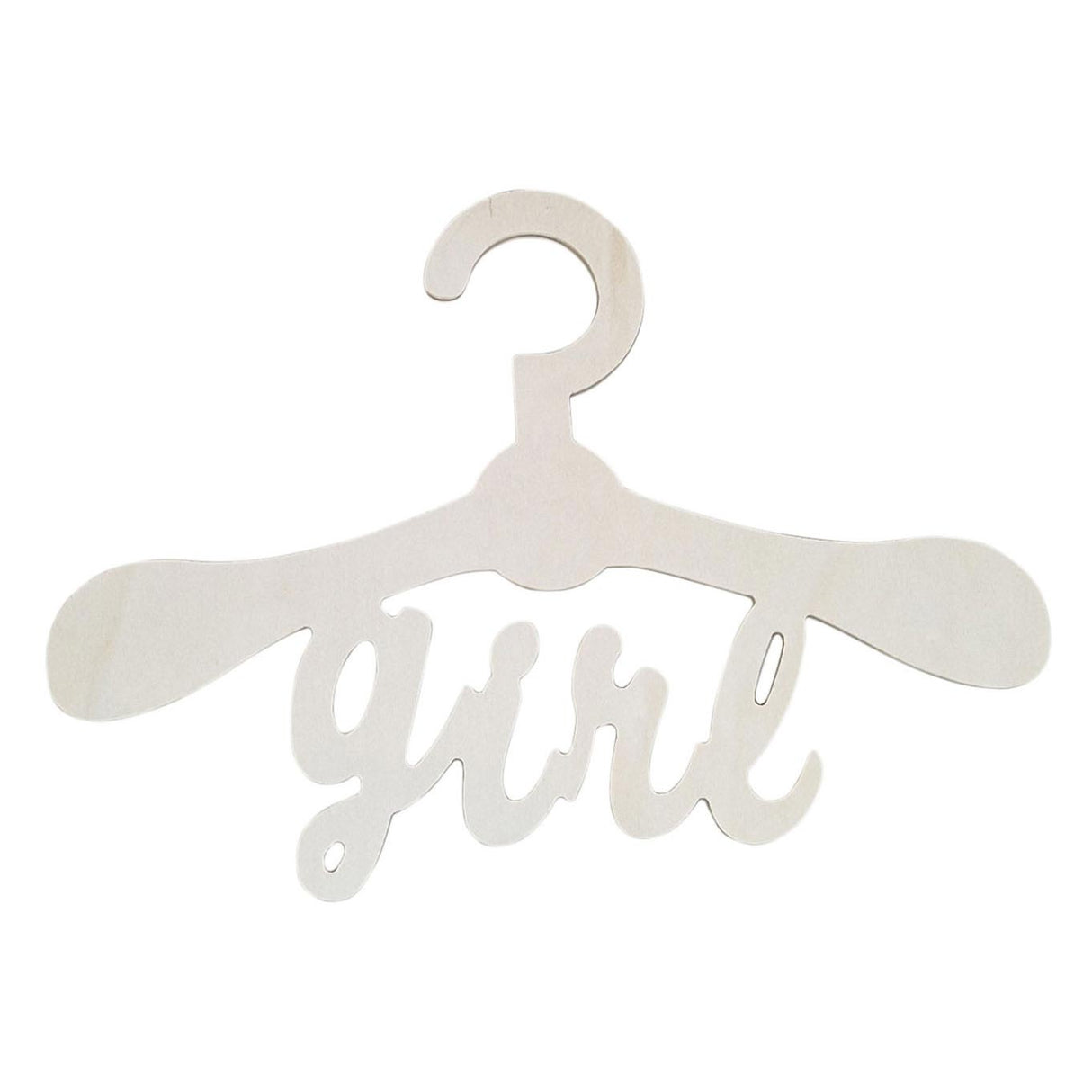 Multiplex wooden children's clothing hanger girl