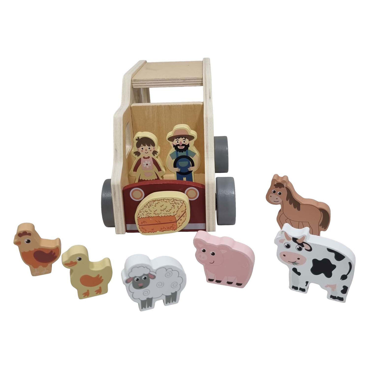 Playwood treform bilgårdsdyr