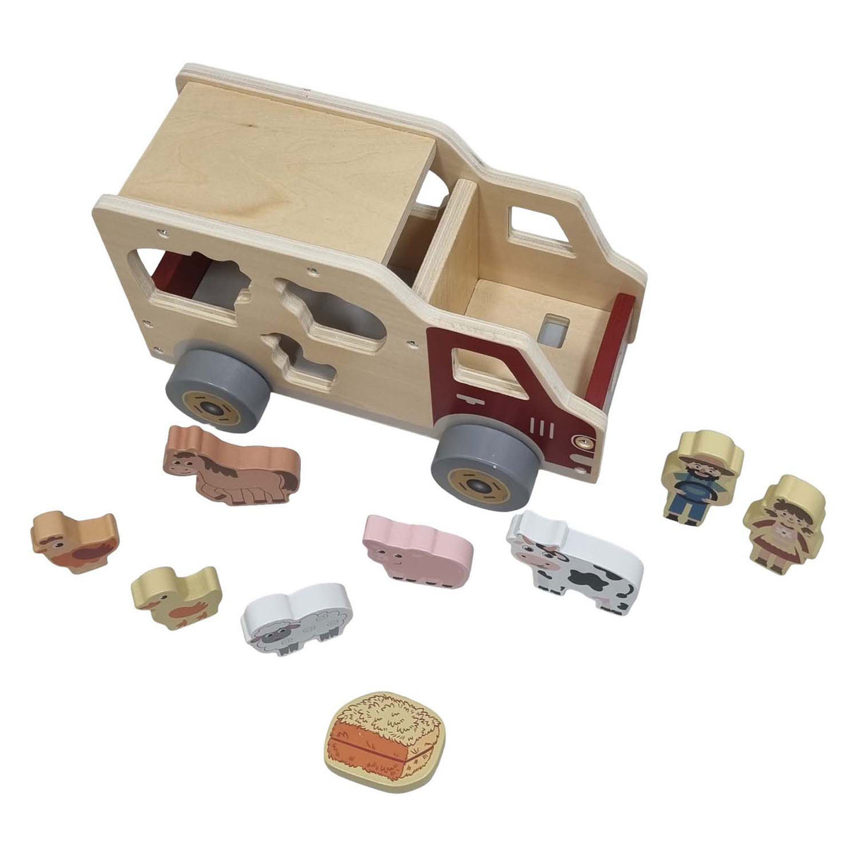 Playwood treform bilgårdsdyr