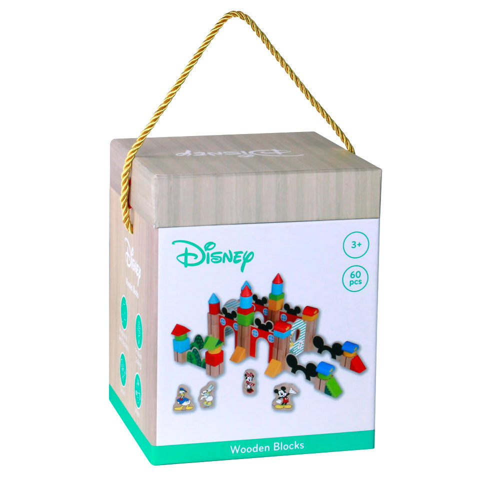 Disney Mickey Mouse Wooden Blocks Set, 60DLG