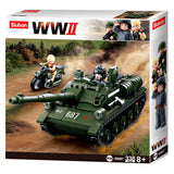 Sluban WWII SU-85 Allied Anti-Tank Tank