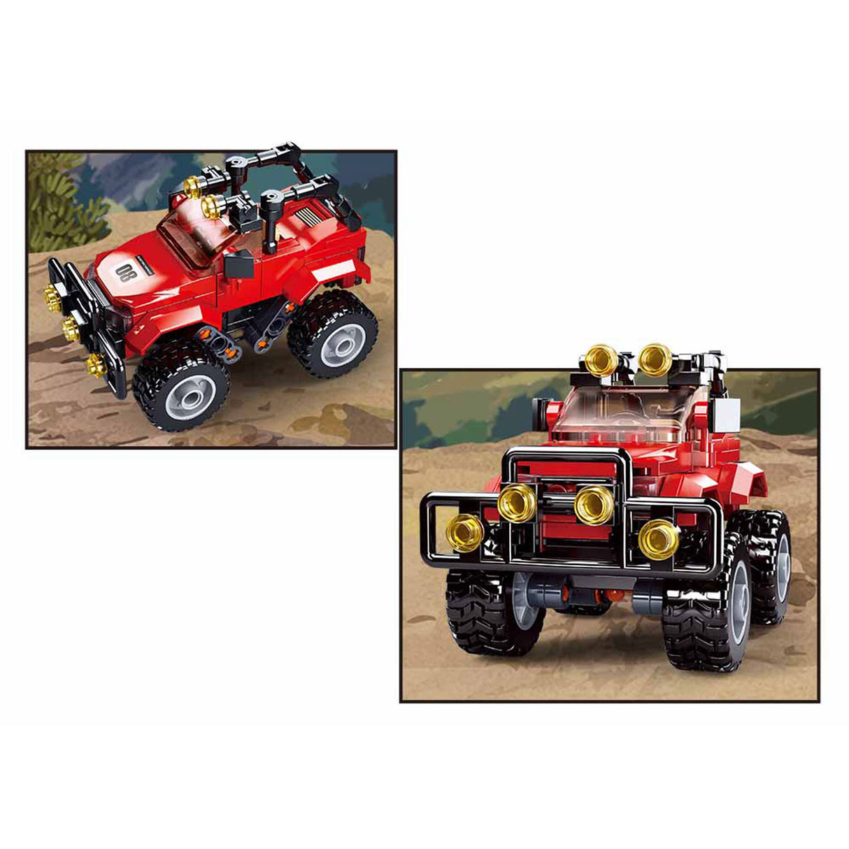 Sluban Red Offroadder