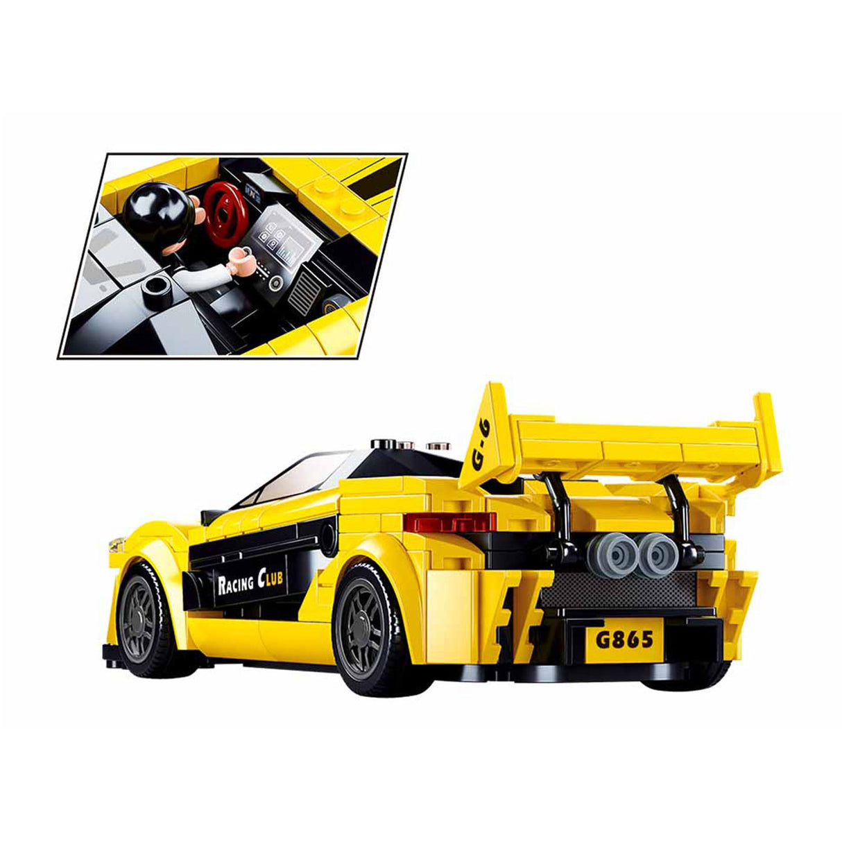 Sluban English Supercar Yellow