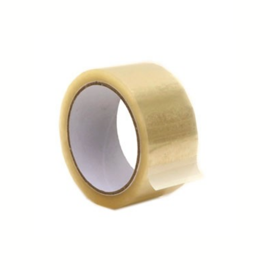 Tape transparent, per roll. 48mmx66m