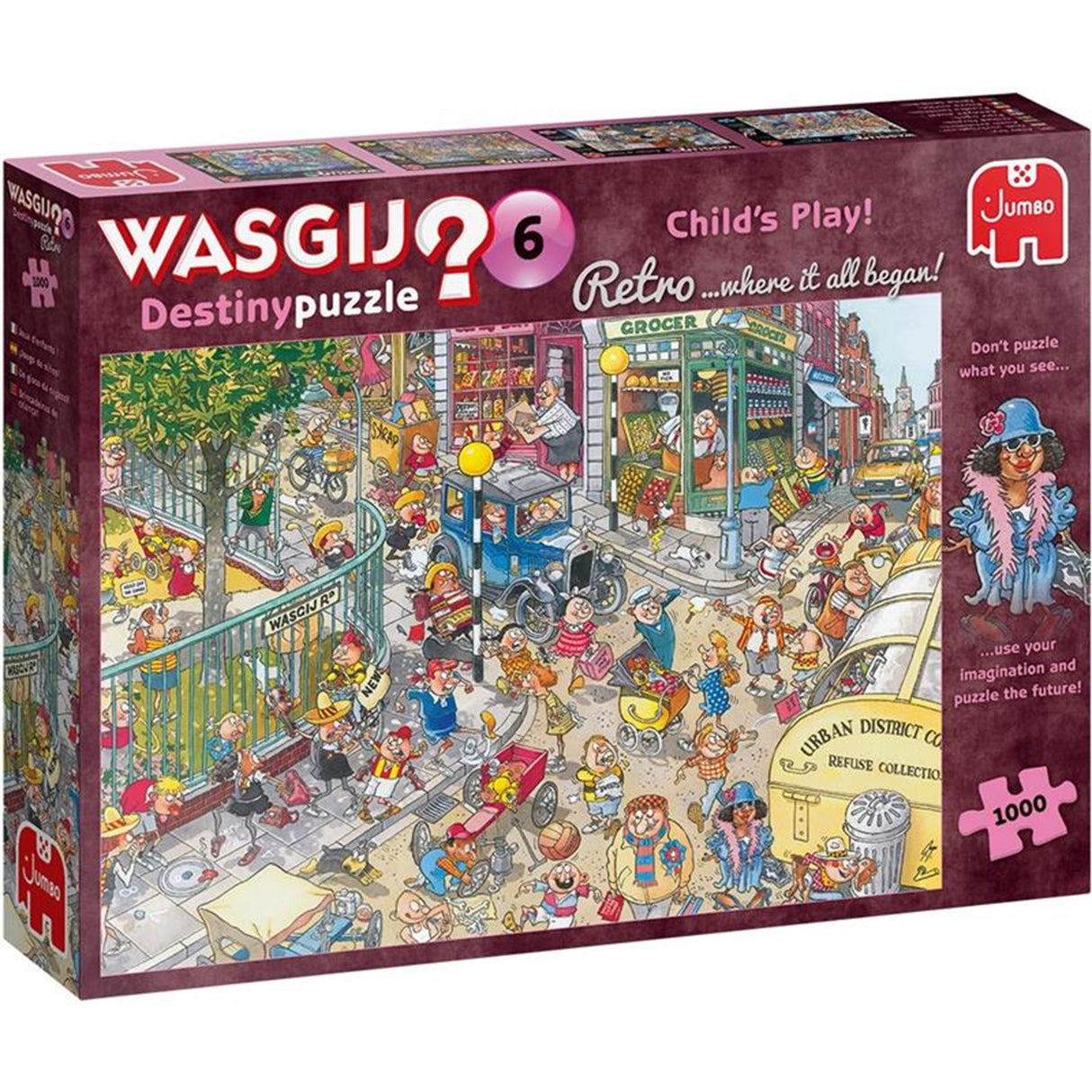 Jumbo wasgij Retro Schicksal 6 - 1000pcs