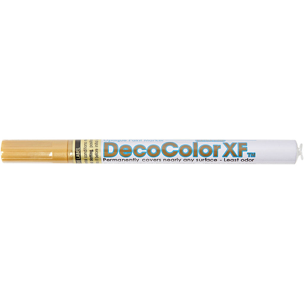 Deco marker, line width 0.8 mm, gold, 1 piece