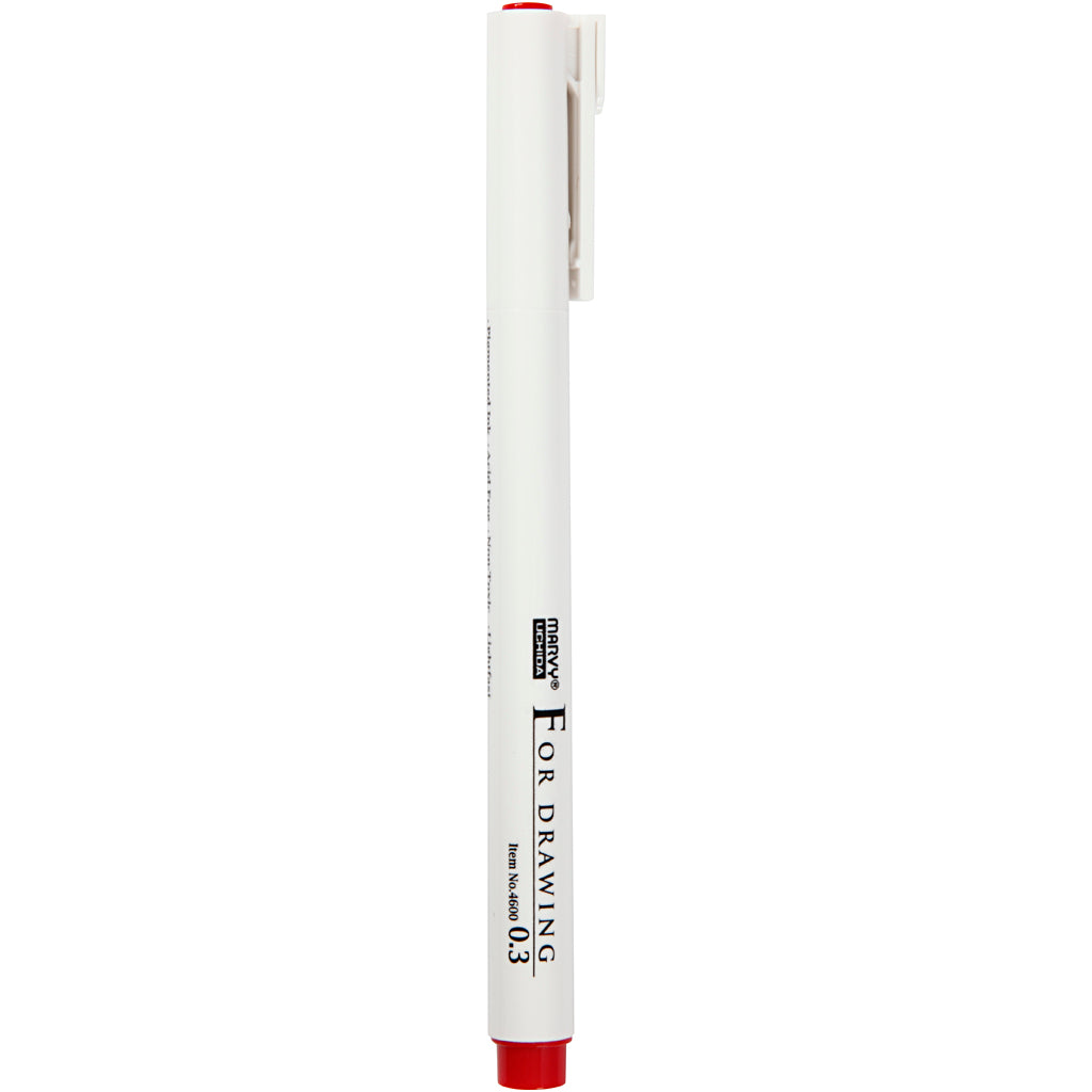 Https: www.cchobby.nl medallion-drawing-pen-line-width-0-3-mm-red-1-piece