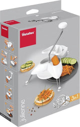 Metaltex julienne 3-in-1 vegetable cutter