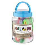 Creafun bucket with hobby items 2 assorted | 6 pieces