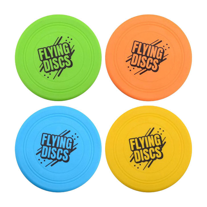 Zachte lichtgewicht frisbees - 4st.