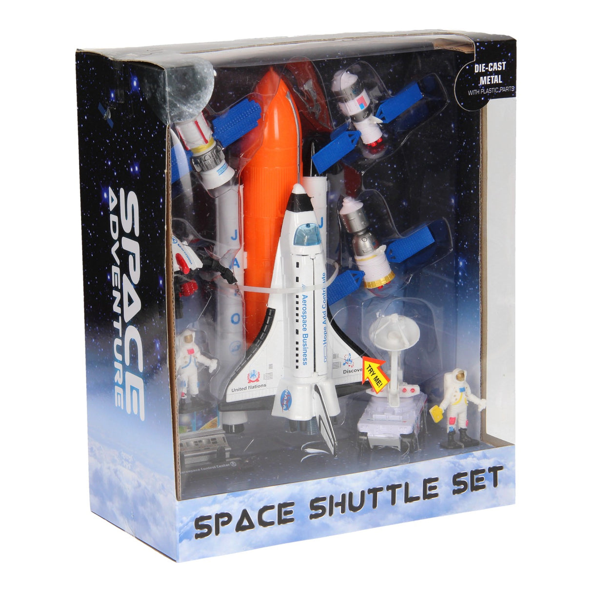 Johntoy large space shuttle set with light and sound