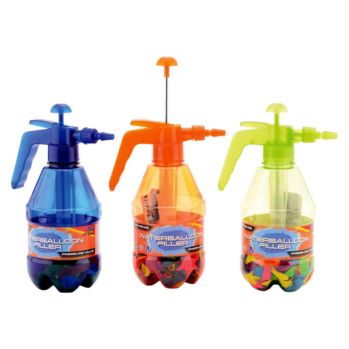 Johntoy Aqua Fun Waterballon filler with 250 neon water balloons