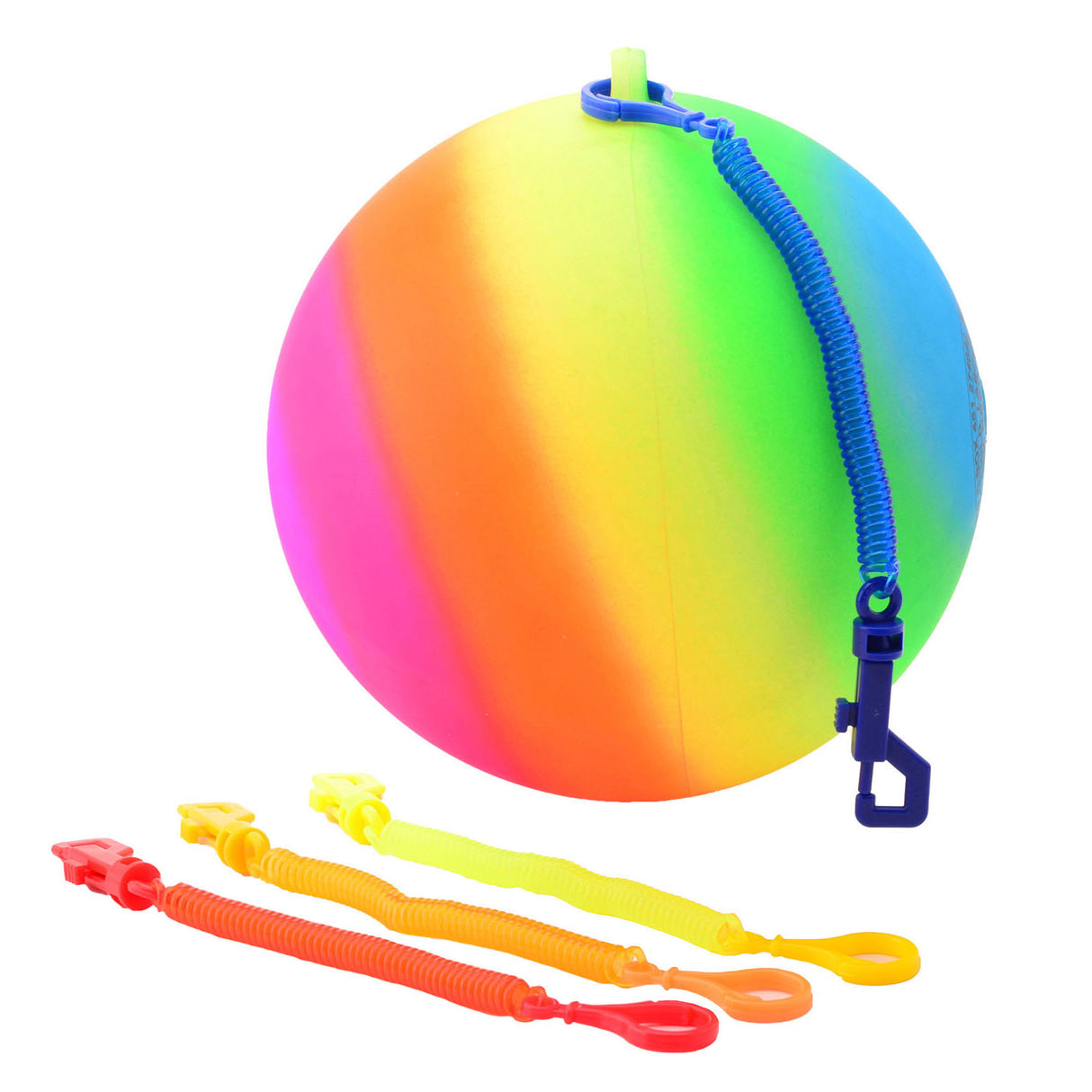 Outdoor fun rainbow ball bungeeball