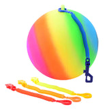 Outdoor fun rainbow ball bungeeball