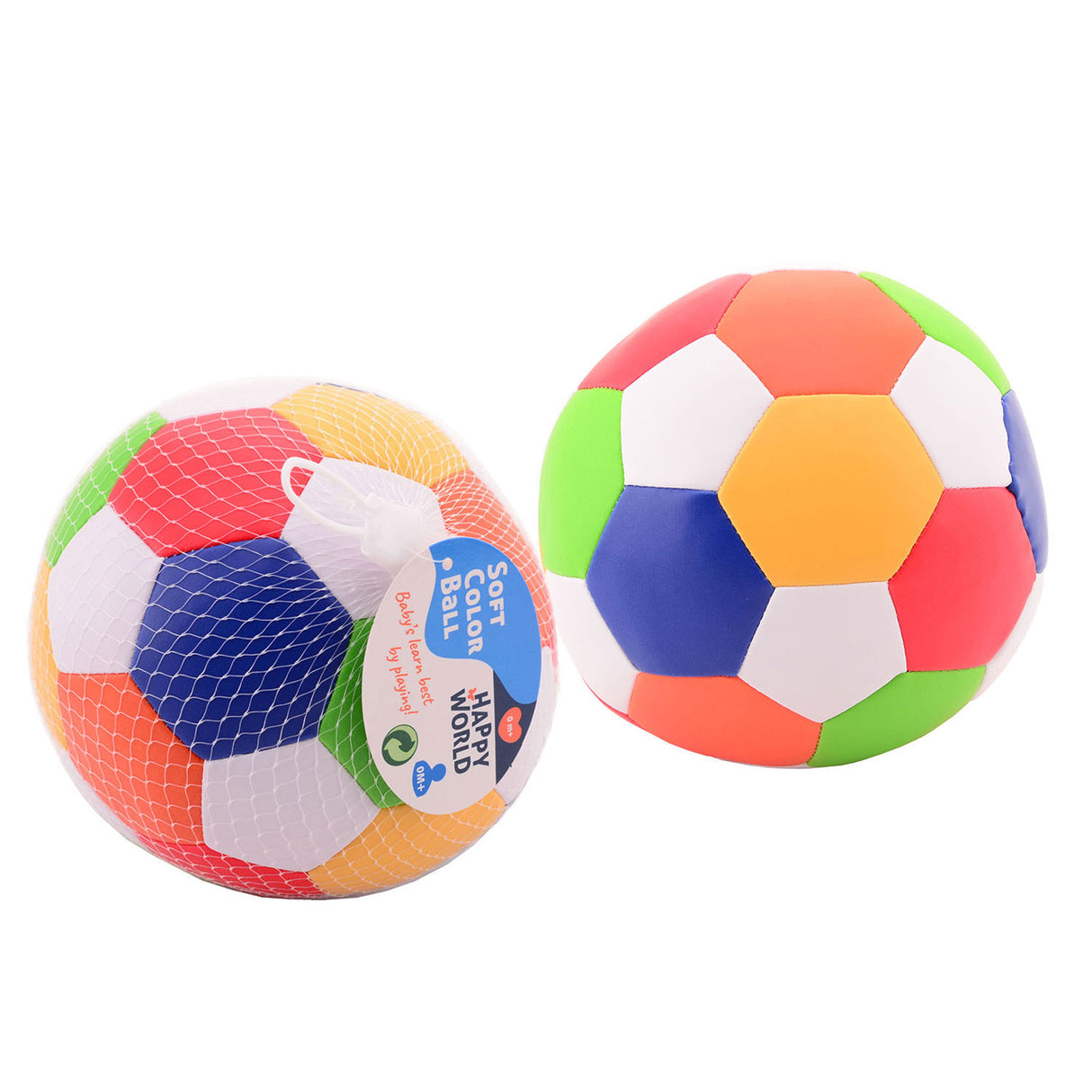 Johntoy Happy World Soft Ball, 15 cm