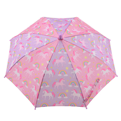 Guarda-chuva Johntoy unicórnio arco-íris