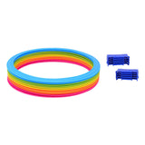 Johntoy hopscotch rings, 20 pieces.