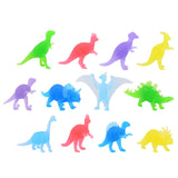 Johntoy Glow in the Dark colored play figures, 12st.