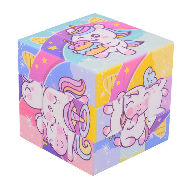 Cube de puzzle de johntoy licorn