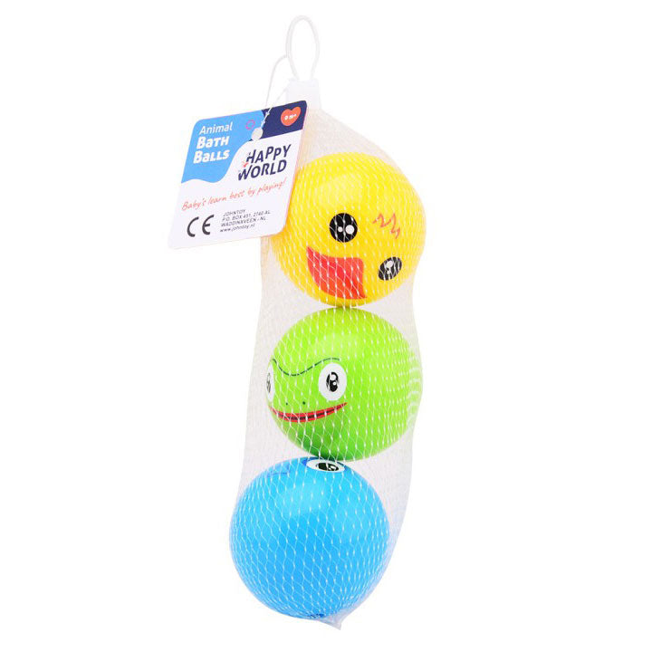 Johntoy Happy World Dieren Bath Speelballen, 3: a.