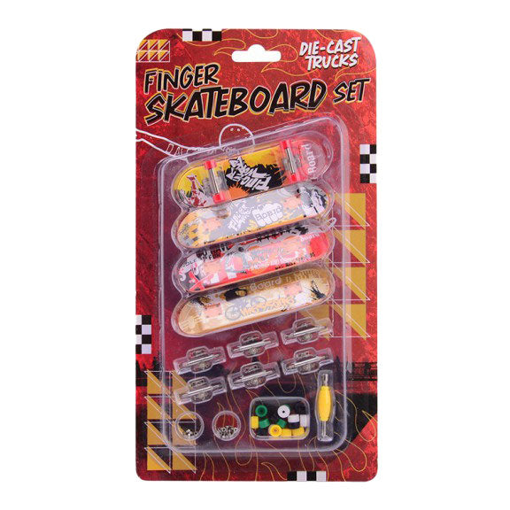 Johntoy FingersskateBoard Set, 4dlg.