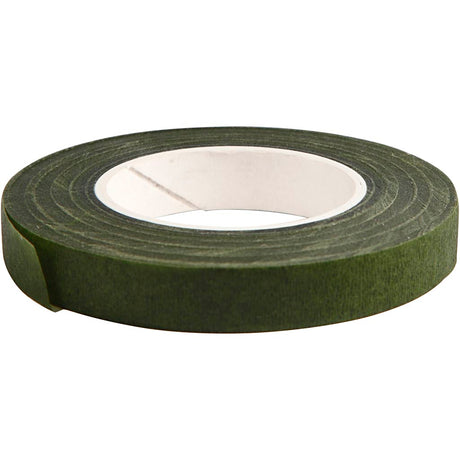 Firma Creativ Floral Tape Donkergroen, 7m