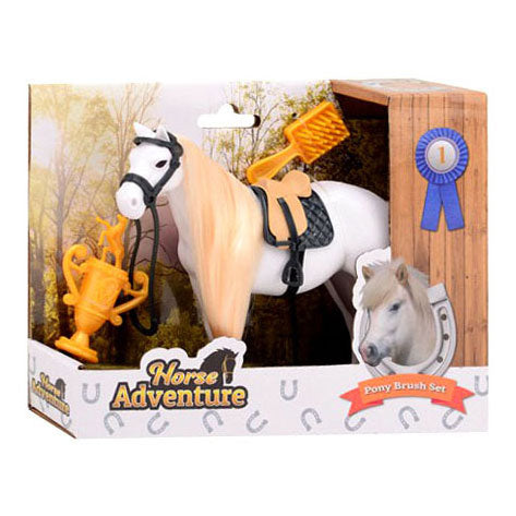 Johntoy Horses spielen Set Haren Pinsel