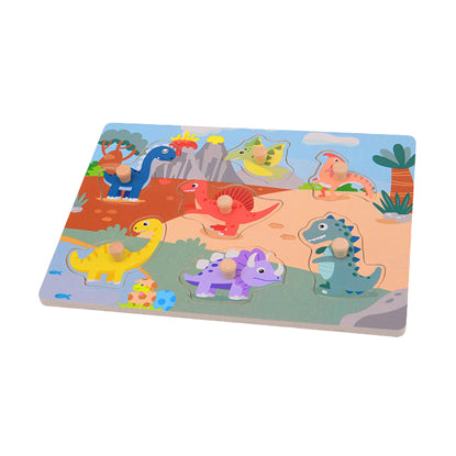 Joueco Wooden Studs Puzzle, 7st.