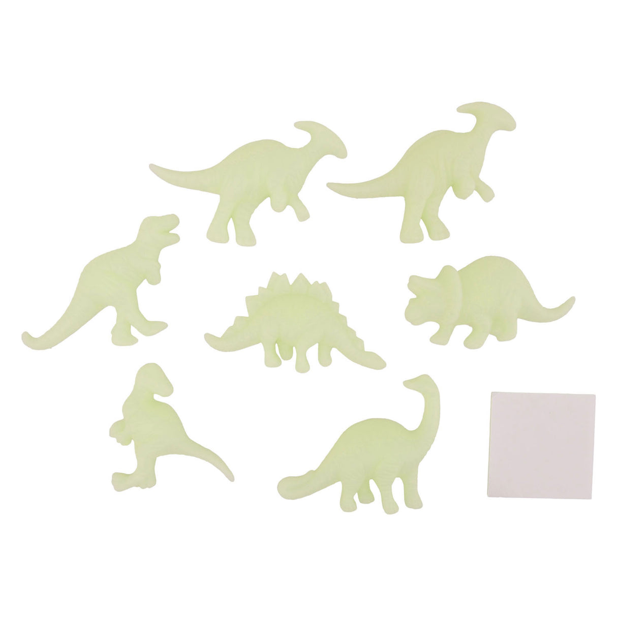 Johntoy Glow in the Dark 3d Wall Dino's, 7DLG.