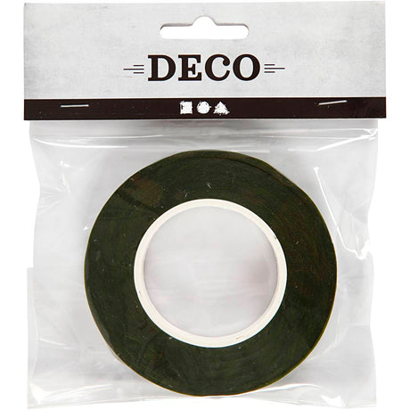 Firma Creativ Floral Tape Donkergroen, 7m
