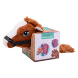 holly horse paardenhoofd bruin met elastiek