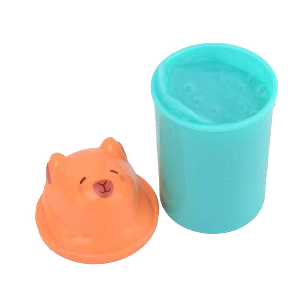 Johntoy capybara putty with sound in a bucket