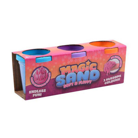 Johntoy magic play sand, 3 pcs.