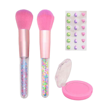 Johntoy lala - rout a Pinsel Make-up Set mat Stickeren