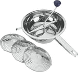 Metaltex milly groentenmolen roerzeef rvs met 3 inzetten 24cm