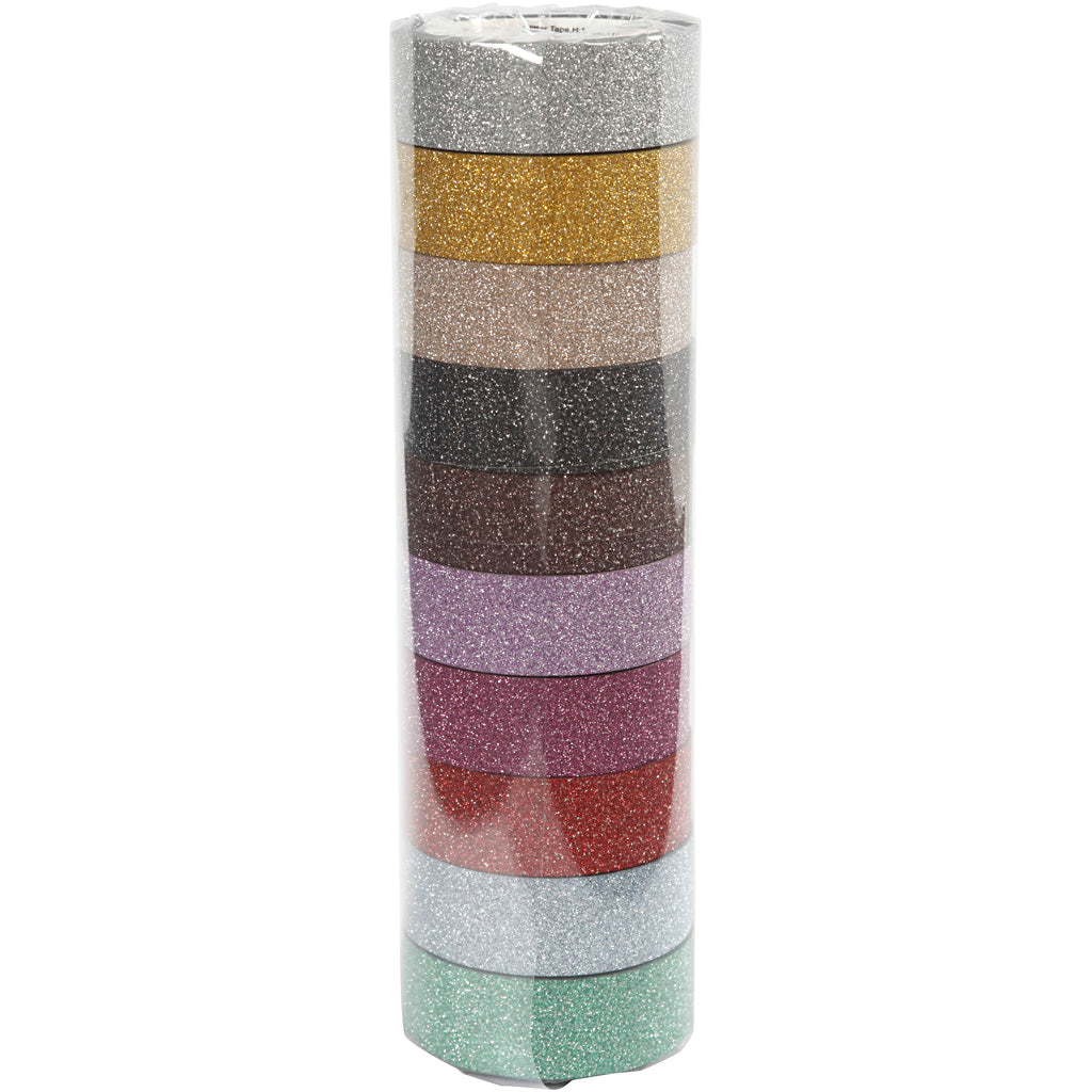 Glitzebandfarbe, 10st.
