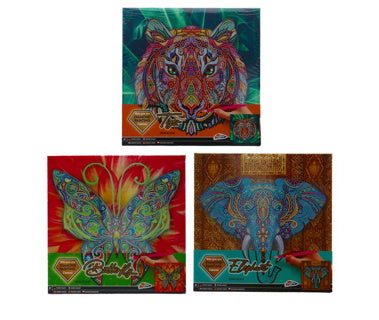 Grafix tela pintura diamante tigre, 30x30cm
