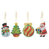 Make your own Diamond Painting Keychain Christmas