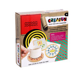 Creafun hobby set make your own coasters | 2 pcs