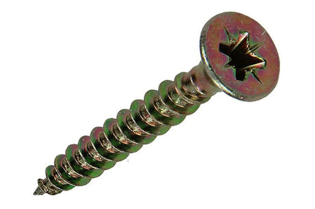 Mack 1017254 - chipboard screw with countersunk head yellow-passivated 13 pcs 5.0 x 35 mm | 10 pieces