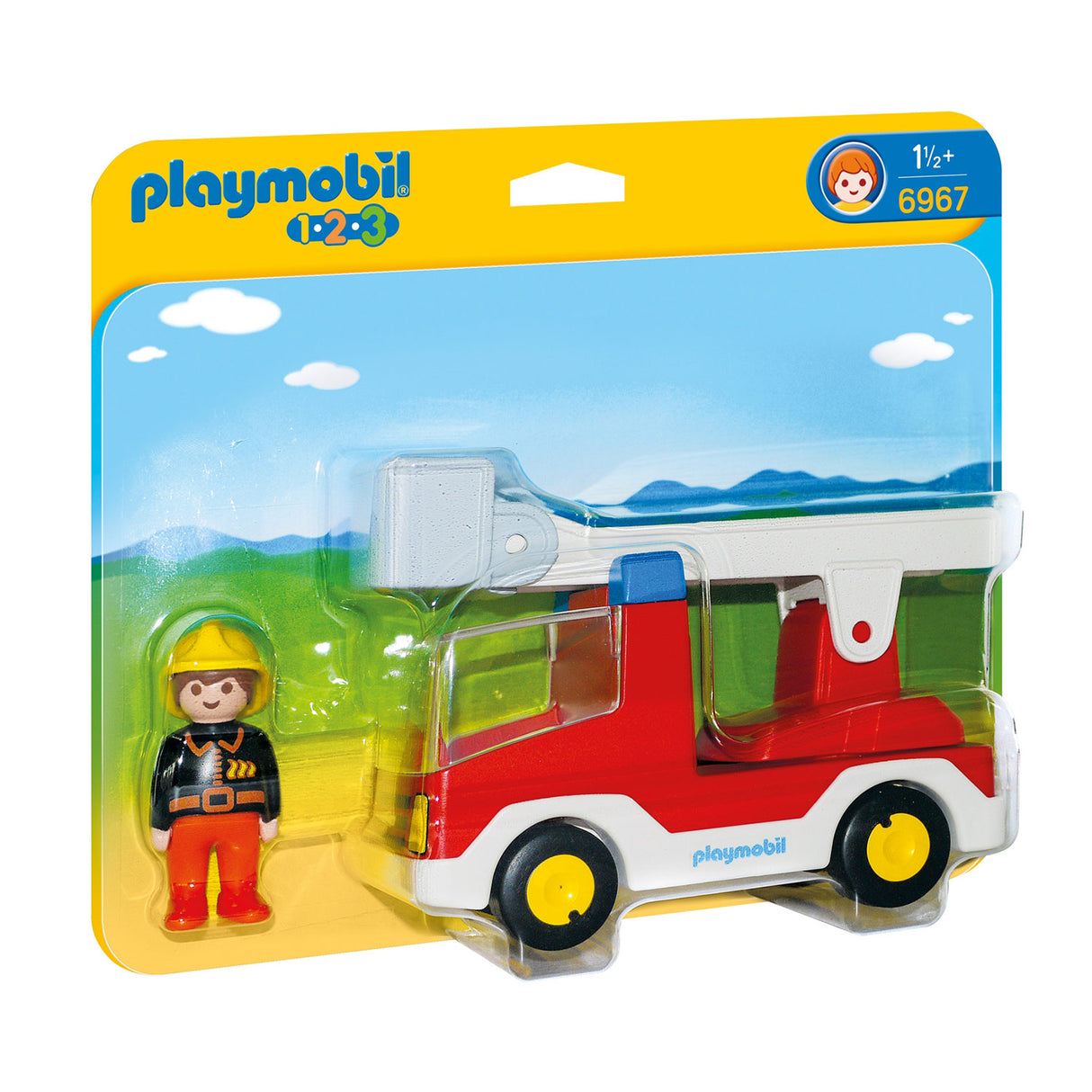 Playmobil Junior Gasilski voziček z lestvico 6967