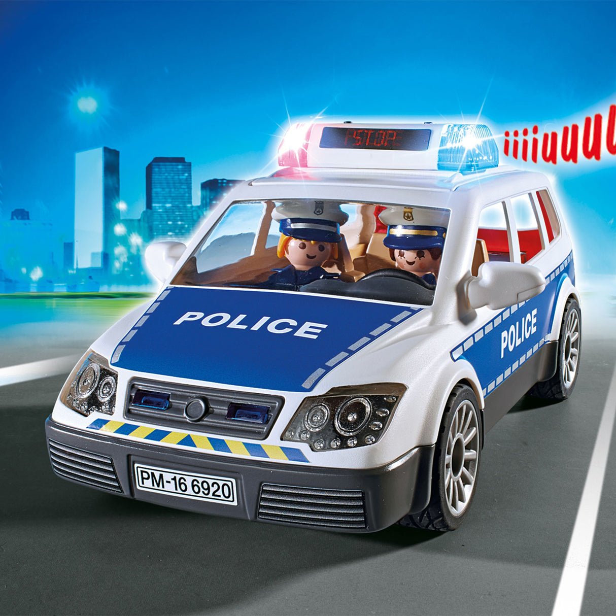 Playmobil City Action Police Patrouille med lys og lyd 6920