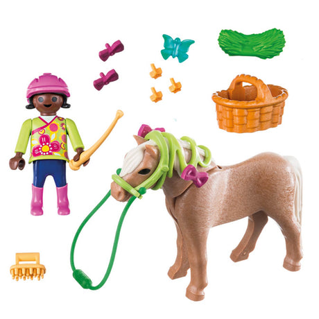 Playmobil 70060 Fille avec poney