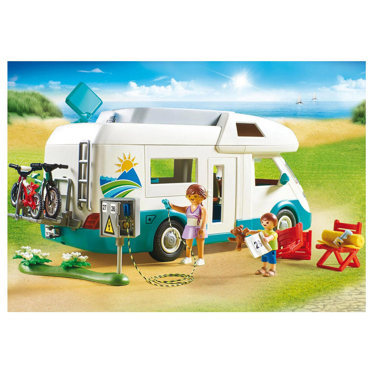 Playmobil Family Fun Camper met Familie 70088