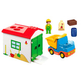 Playmobil 1.2.3. Wrkman mat Sortéierung Garage 70184