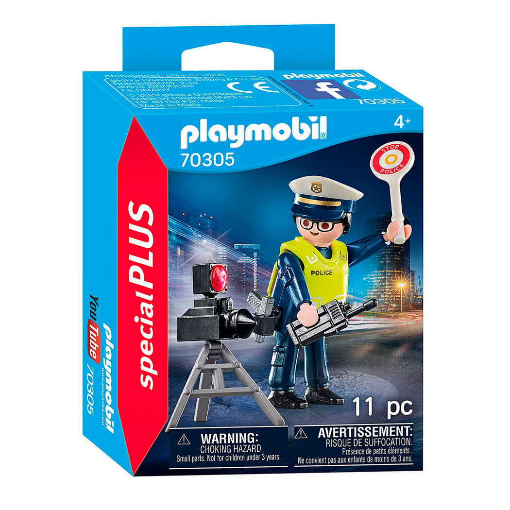 Playmobil 70305 politibetjent med flash -kontroll