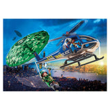 Playmobil City Action Police Hubschrauber Fallschirm Verfolgung 70569